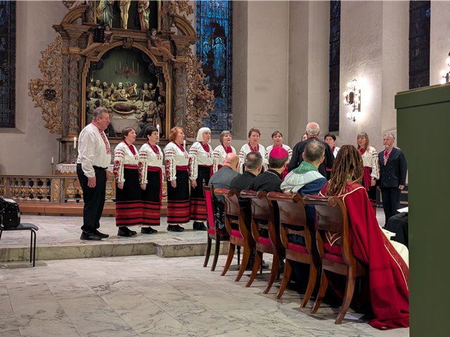 Sterk samling om Ukrainas frihet og fred