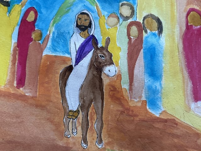 Felles gudstjeneste i Sandnes. Ved Hilde og Torgeir Tveter. Palmesøndag. Musikk v/ Sofia Krämer.