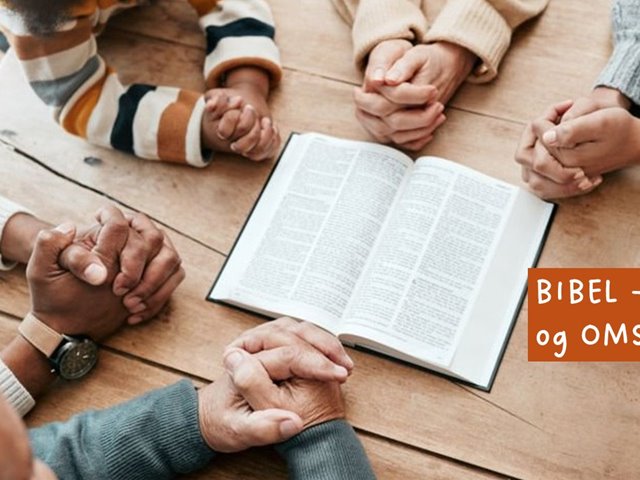 BIBEL, BØNN og OMSORG - en samtale rundt bibeltekster. Bønn og forbønn for personer, steder og situasjoner. Du er velkommen.