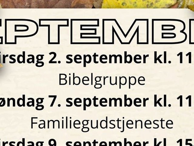 Program september