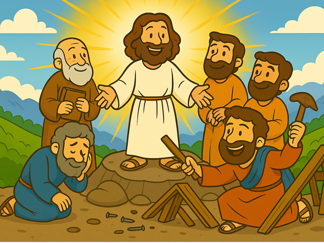 Disiplene får se Jesu herlighet