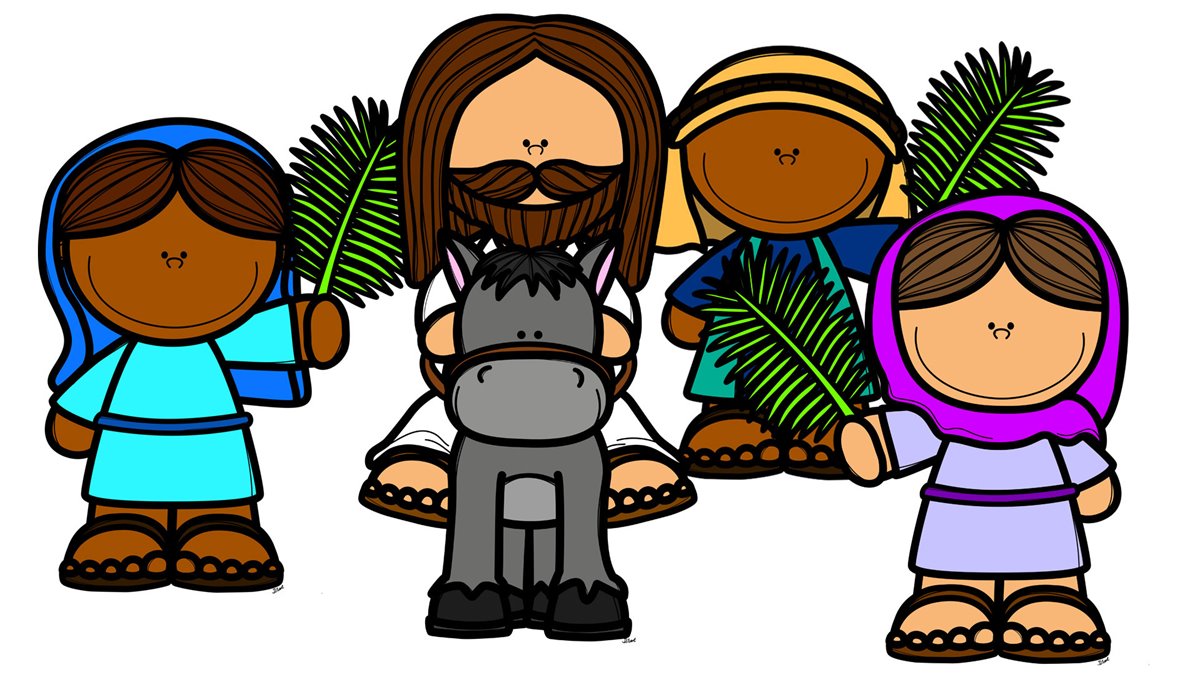 Jesus rir inn i Jerusalem