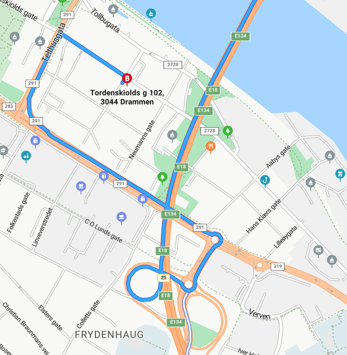 SØNDAG 18.oktober: Det er ikke gudstjeneste på Hønefoss. Vi besøker Metodistkirken i Drammen som har gudstjeneste kl. 12:00. Adressen er Tordenskiolds gat 102.  KLIKK PÅ BILDET FOR Å FINNE VEIEN DIT