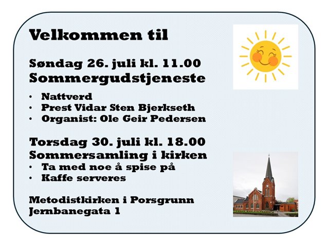 Gudstjeneste og sommersamling